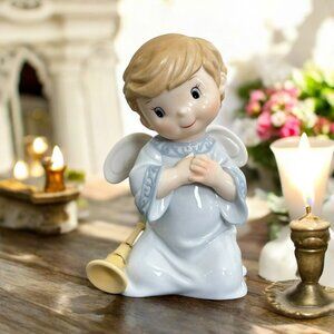 Europe Style Fairy Figurines Creative Resin Angel Decoration 6.5" Tall